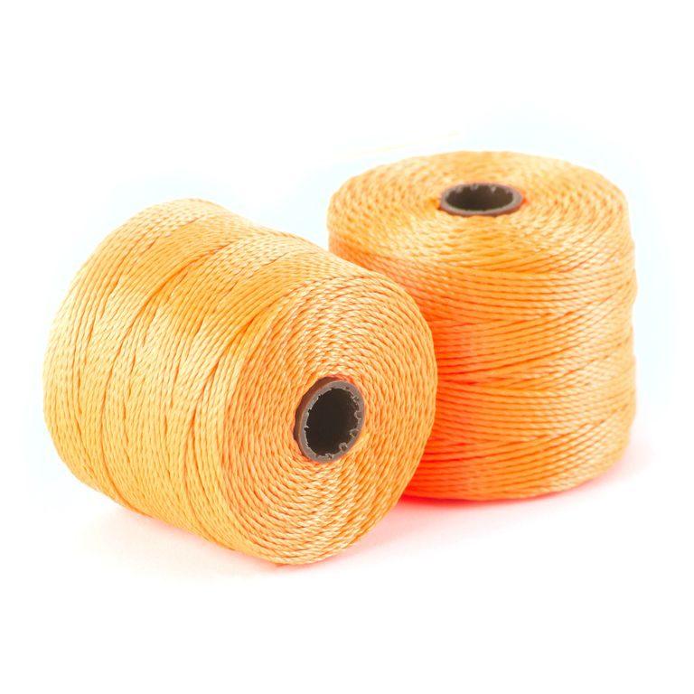 S-lon bead cord neon orange