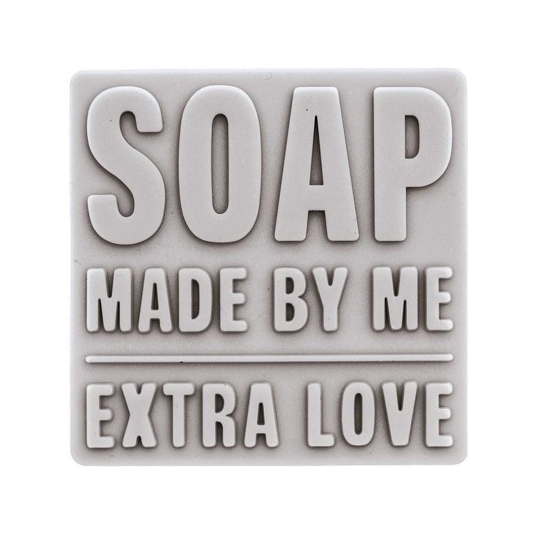 Soap stamp square Made by me - Extra Love