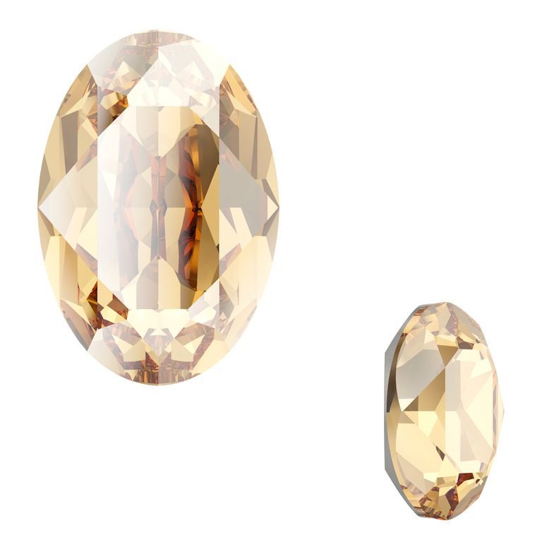 SWAROVSKI 4120 14X10 mm Crystal Golden Shadow F