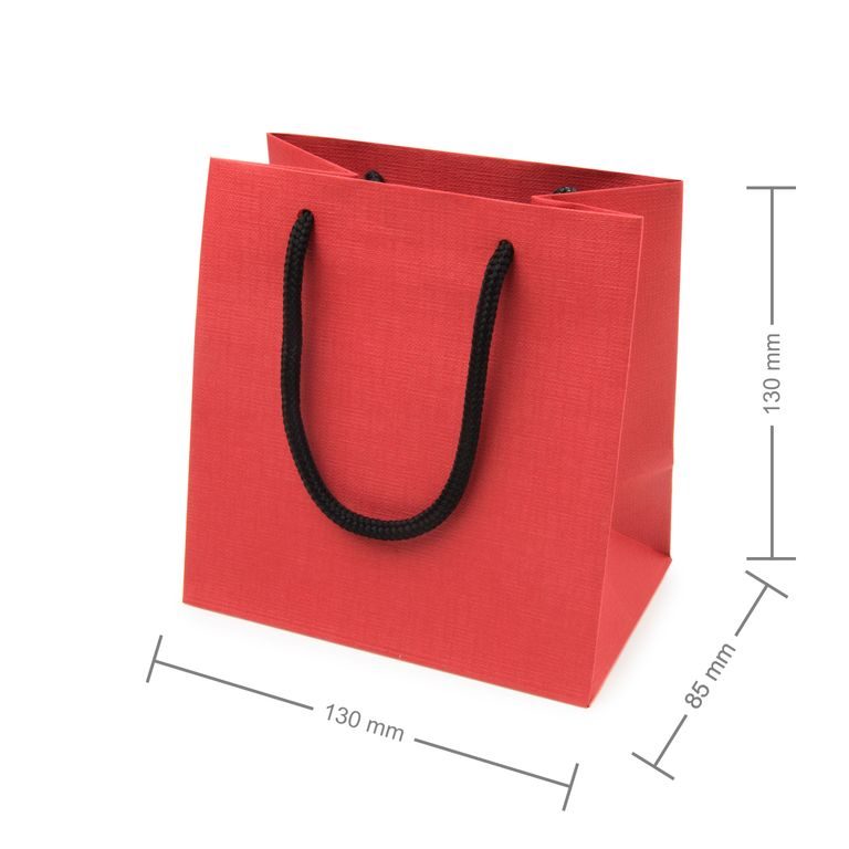 Gift bag red 130x85x130