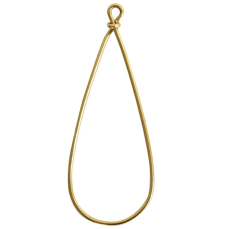 Nunn Design teardrop 51,5x18mm gold-plated