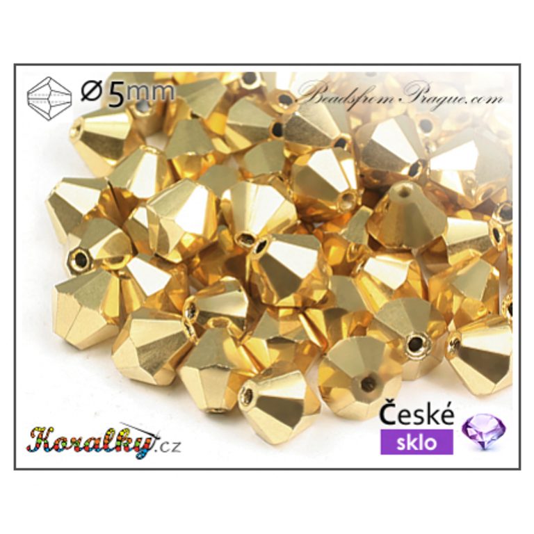 Czech crystal bicone beads 5mm No.144