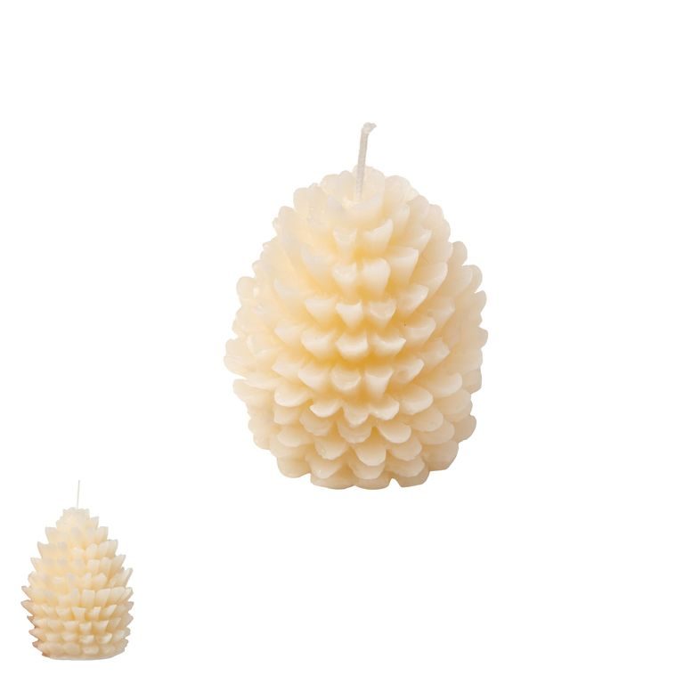 Silicone candle mould in the shape of a pine cone 40x40x67mm