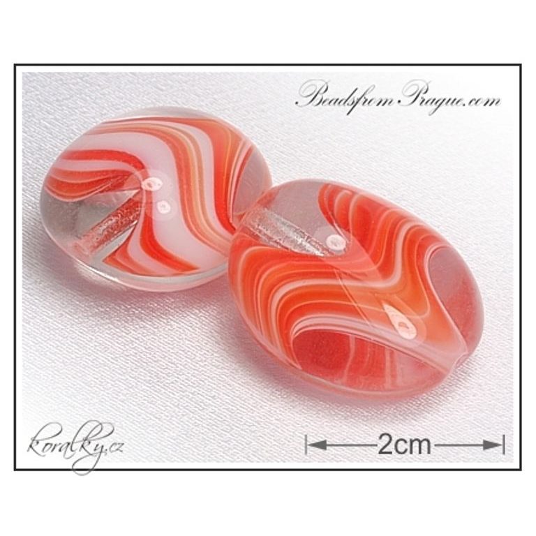 Czech glass Exclusive pressed beads No.6