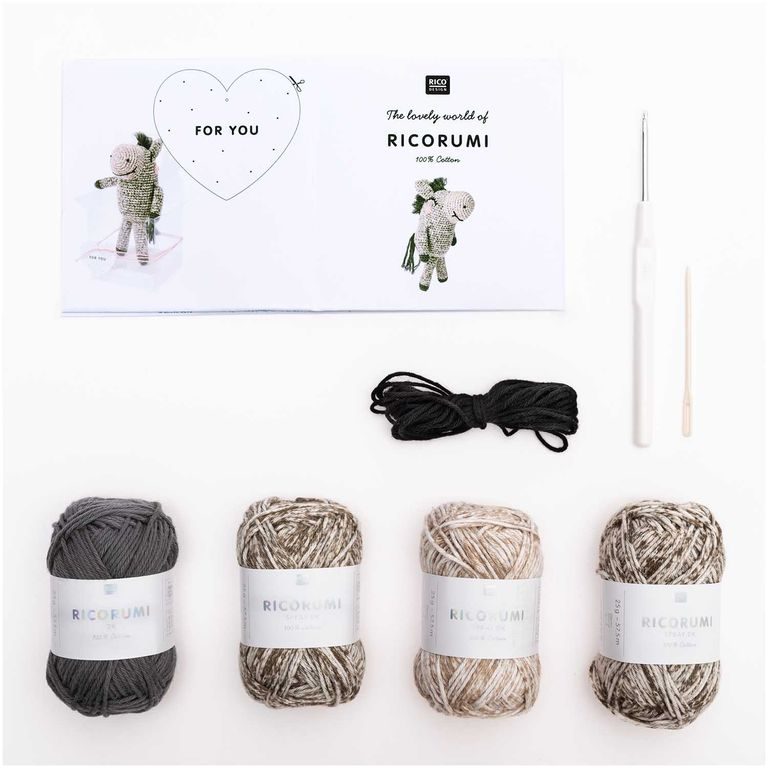 Crocheting kit donkey