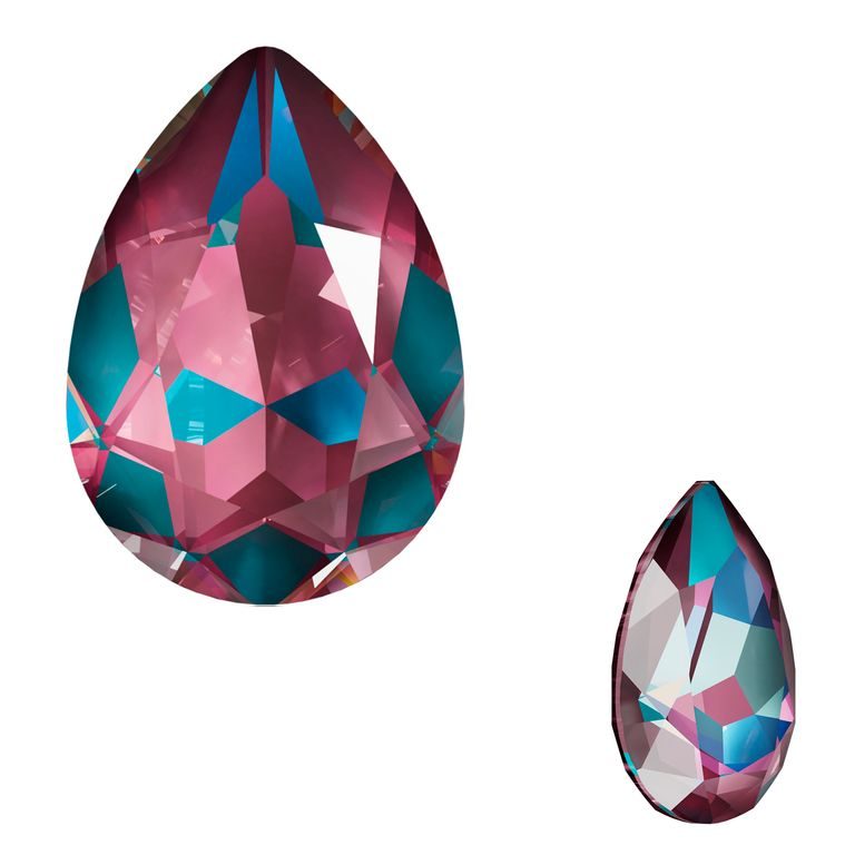 SWAROVSKI 4320 14X10 mm Crystal Burgundy DeLite