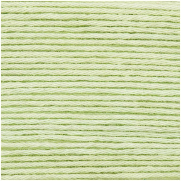 Bavlnená háčkovacia priadza Ricorumi dk odtieň 045 pastelově zelená