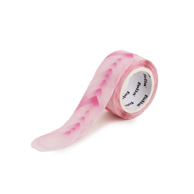 Scrapbook stickers flower petals pink