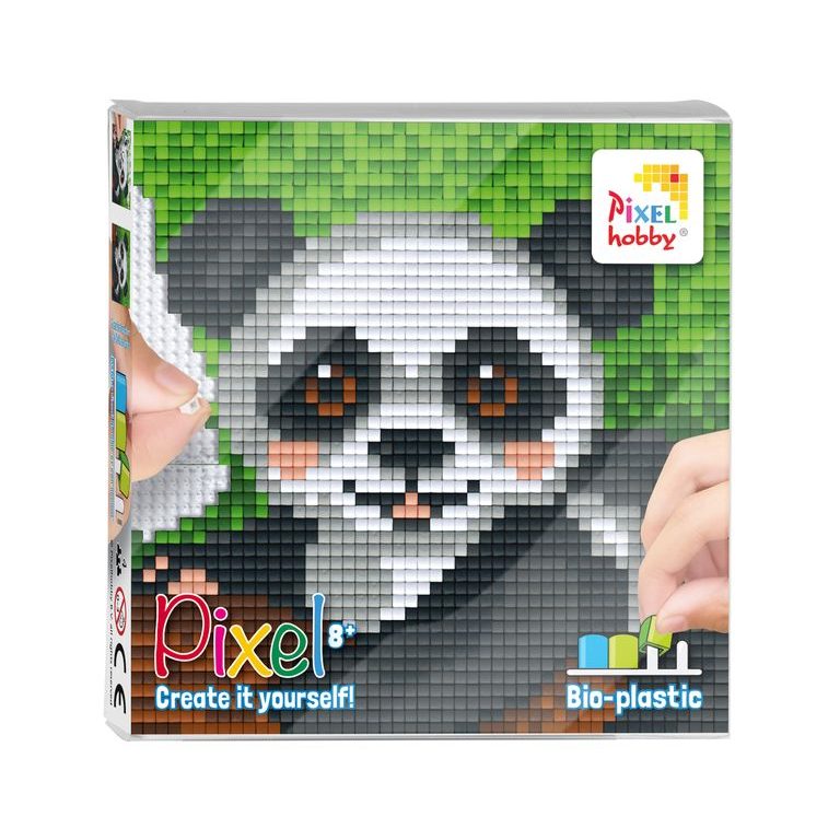 Pixel sada s velkou podložkou panda