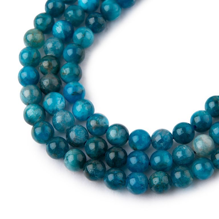 Apatite A beads 6mm
