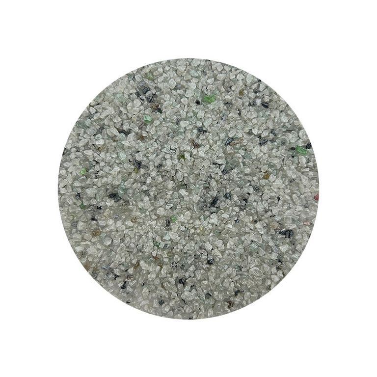 Jesmonite skleněné kamínky GlassRoxx v barvě stříbra 150 g