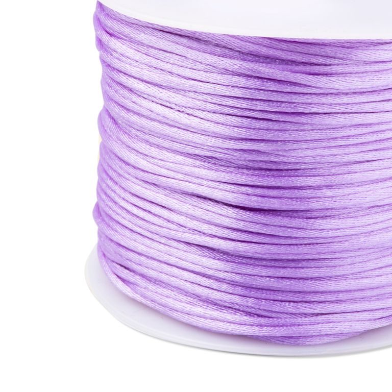 Nylonová saténová šňůra 1,5mm/2m Lavender