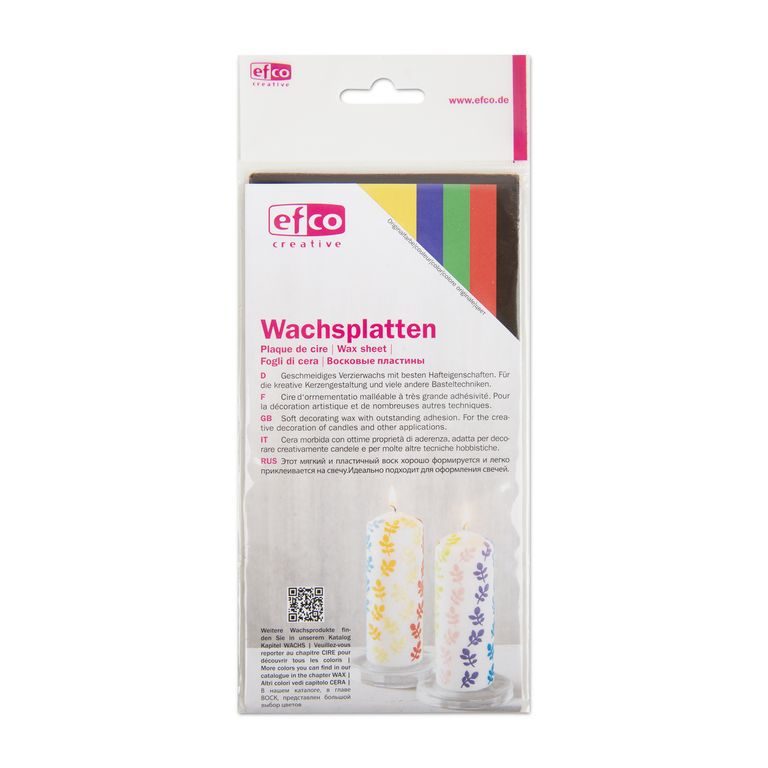 Dekorační voskové pláty sada 5 ks č.1