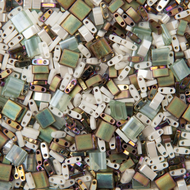 Miyuki Tila Freeform směs korálků Mixed nuts