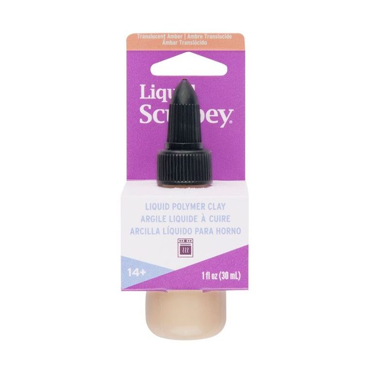 Sculpey liquid polymer clay 30ml transparent Amber