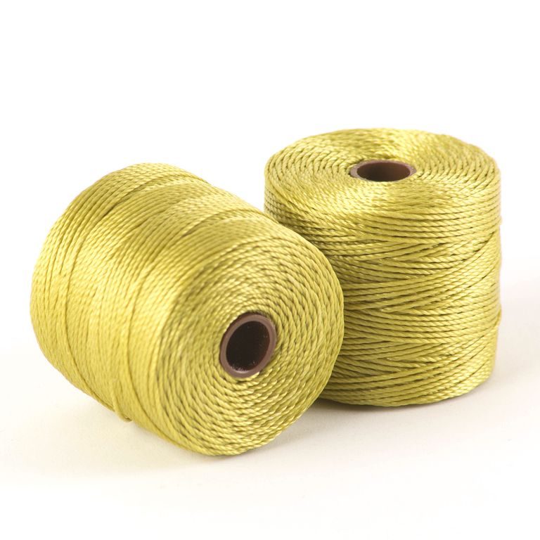 S-lon bead cord green