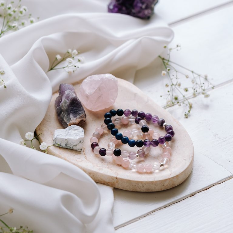 Manumi creative kit for making bracelets from minerals according to the zodiac signs