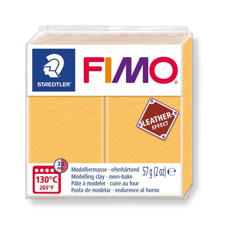 FIMO Leather Effect (8010-109) galben șofran