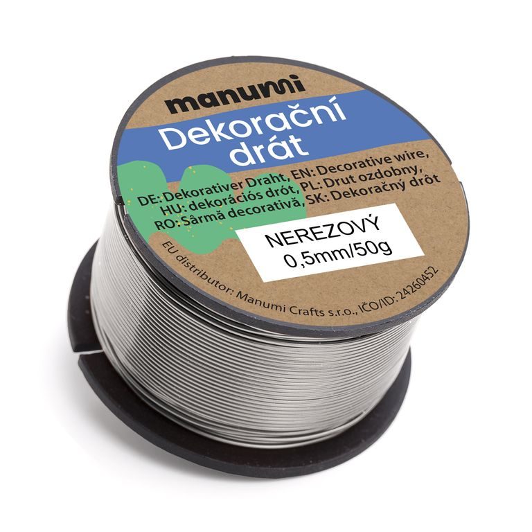 Nerezový drát 0,5 mm/50 g