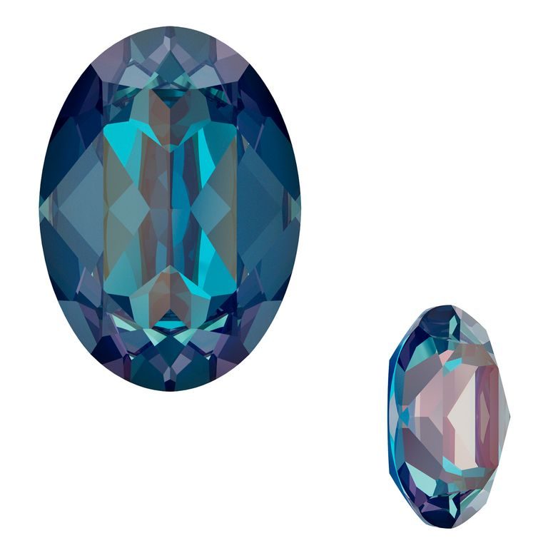 SWAROVSKI 4120 14mm Crystal Royal Blue DeLite