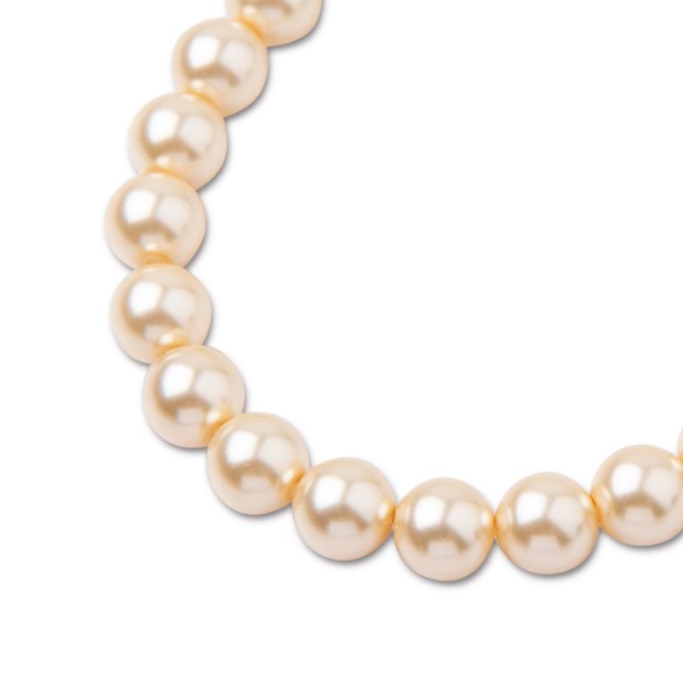 Preciosa Round pearl MAXIMA 10mm Pearl Effect Cream