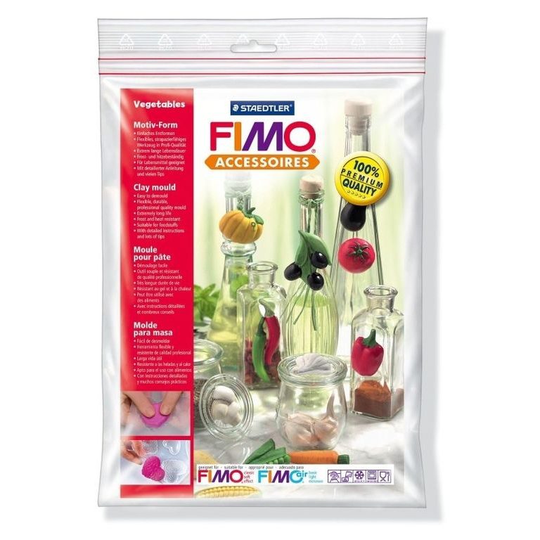 FIMO silicone mould Vegetables