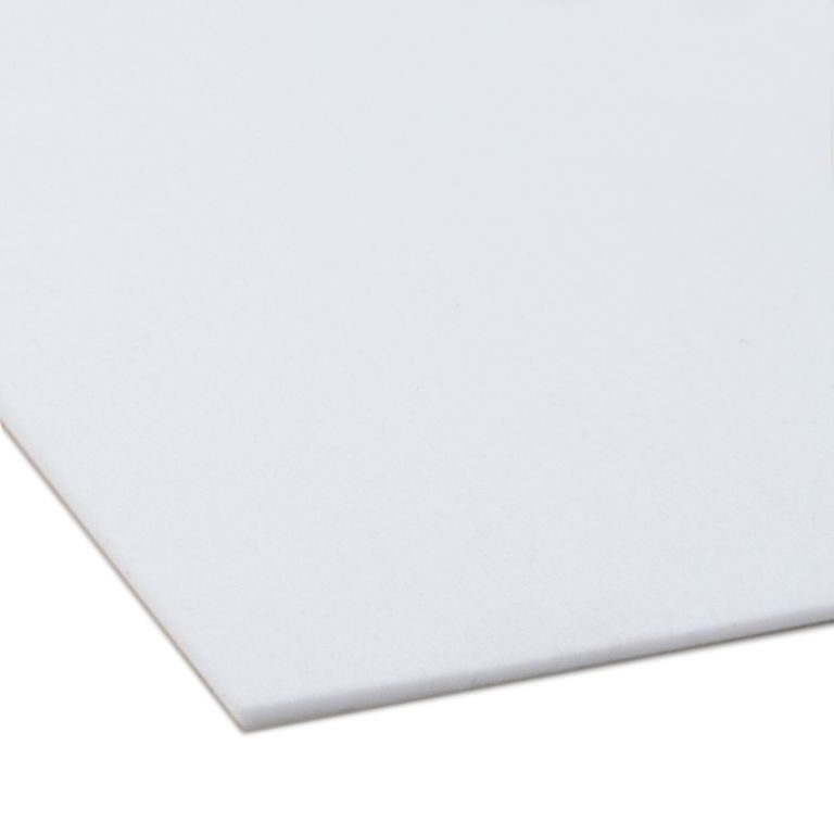 Decorative felt 3mm white