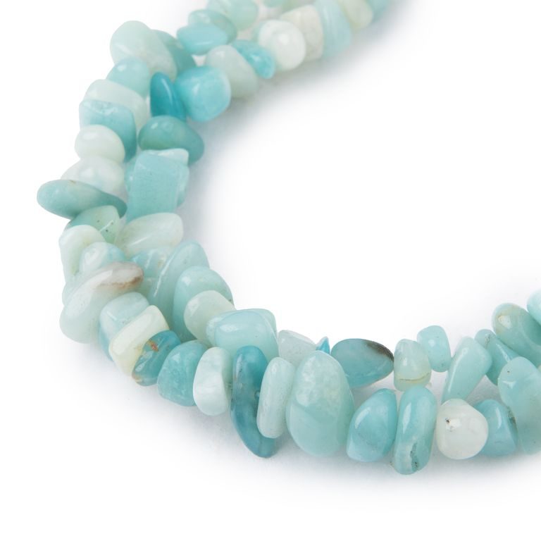 Amazonite crystal chips 80cm