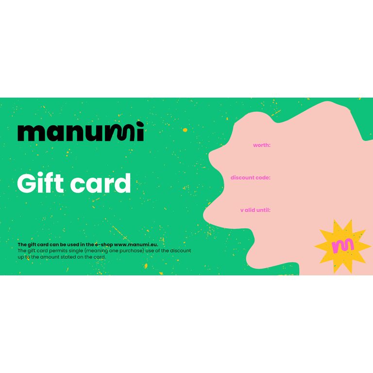 Gift voucher for Manumi.eu €50
