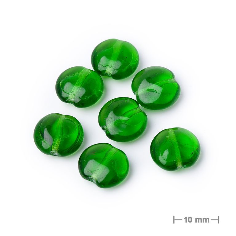 Glass pressed beads No.273