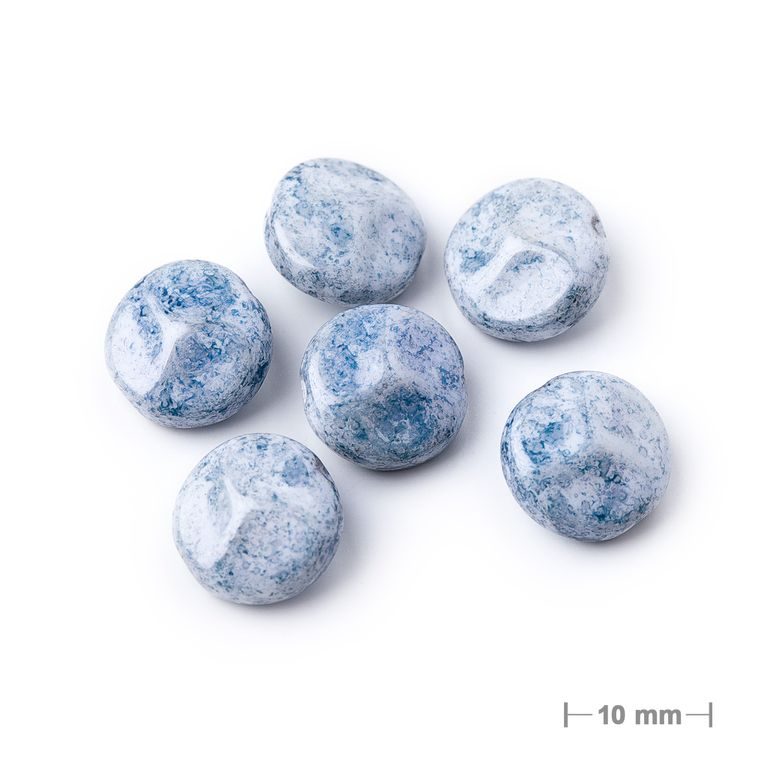 Glass pressed beads No.241