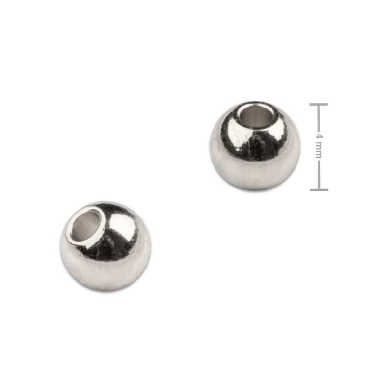 Korálek z chirurgické oceli 4 mm
