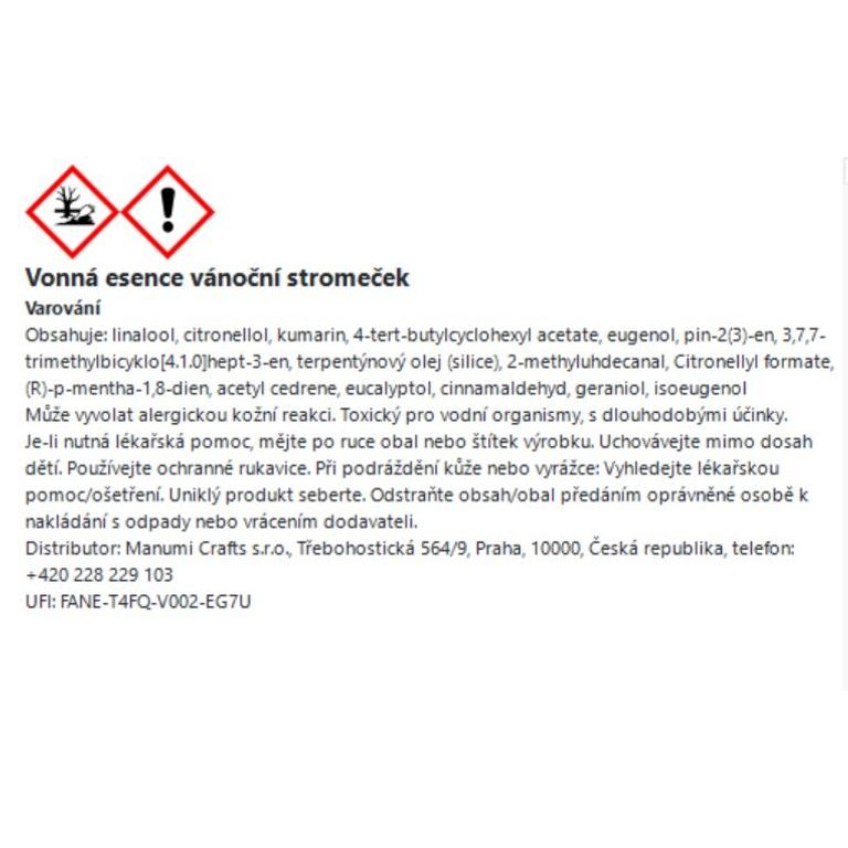 Manumi vonná esence vánoční stromeček 10ml