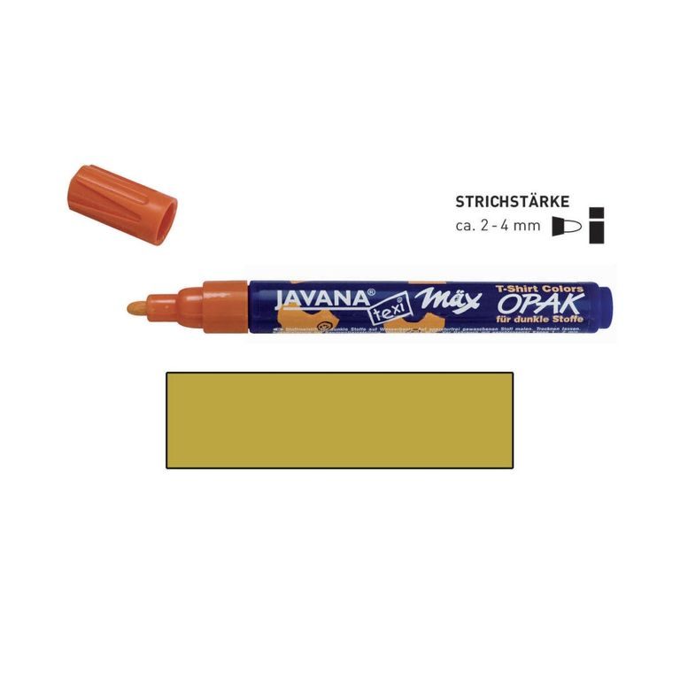 Fabric marker Texi Max JAVANA OPAK golden