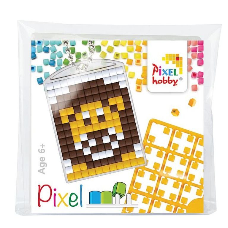 Pixel kľúčenka lev