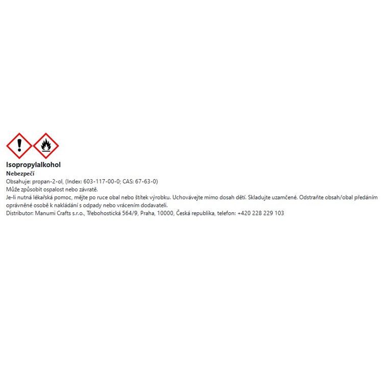 Manumi isopropyl alkohol v spreji 100ml