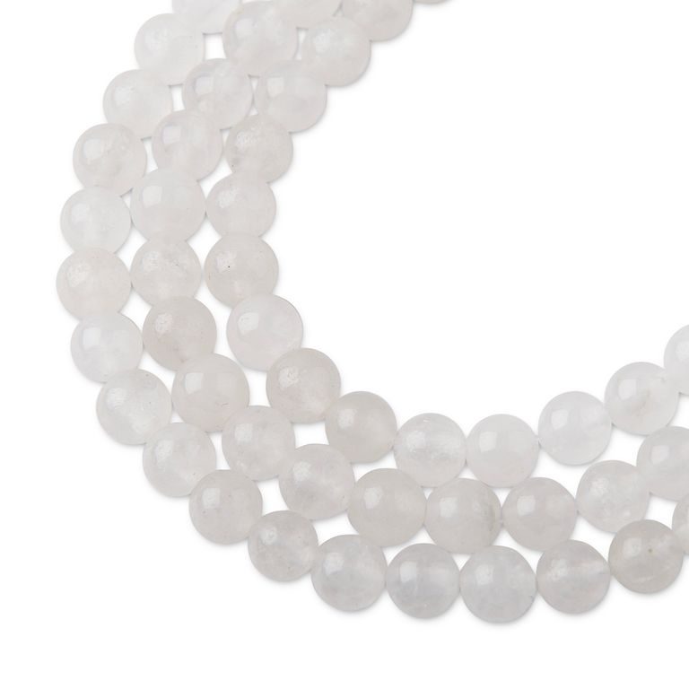 White Jade beads 6mm