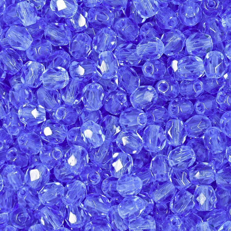 Mărgele șlefuite 4mm Sapphire