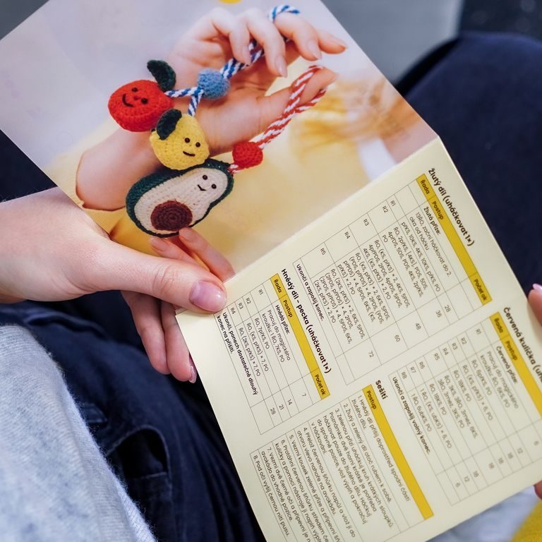 Manumi creative crochet pendant set Fruit