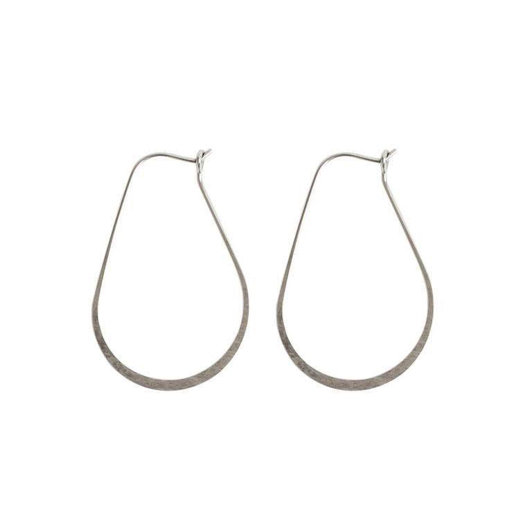 Nunn Design earwire teardrops 37x26mm gold-plated