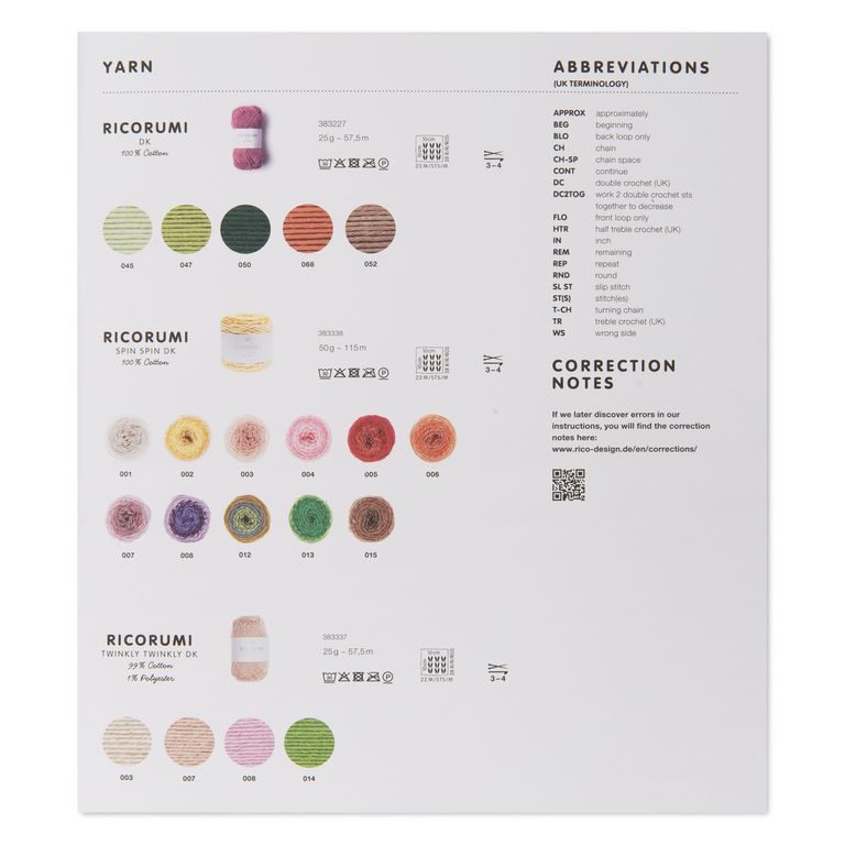 Ricorumi Crochet Patterns Book Healthy Friends English version