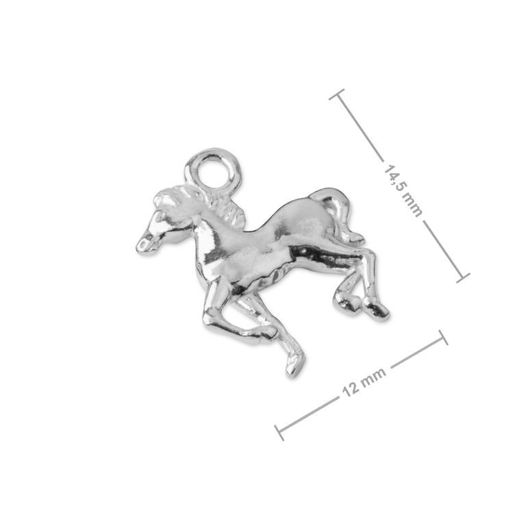 Silver pendant horse No.1145