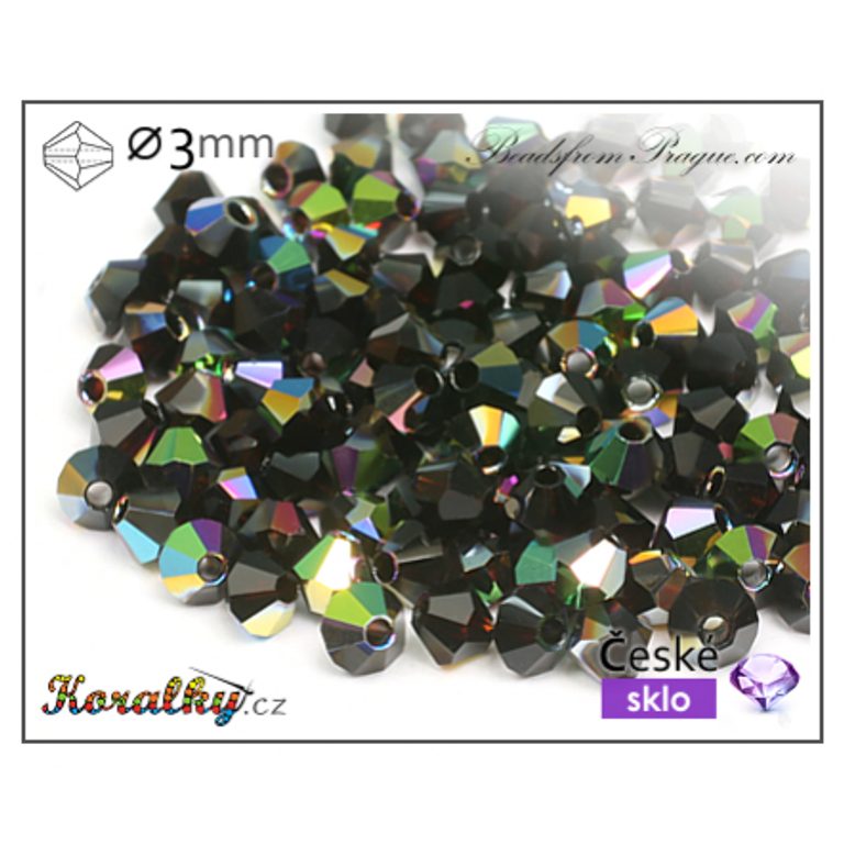 Czech crystal bicone beads 3mm No.11