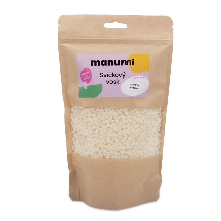 Manumi olivový vosk na sviečky z foriem