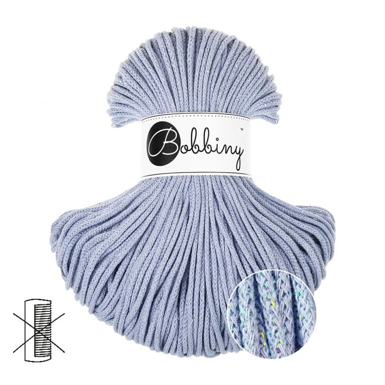 Bobbiny Macramé Cord Junior 3mm Glossy Iris