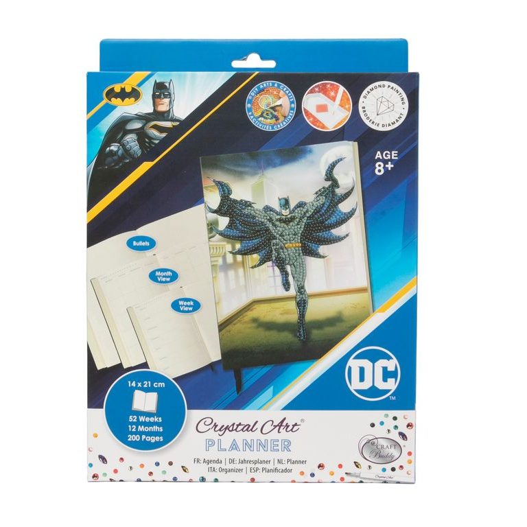 Diamantové maľovanie nedatovaný diár DC Comics Batman
