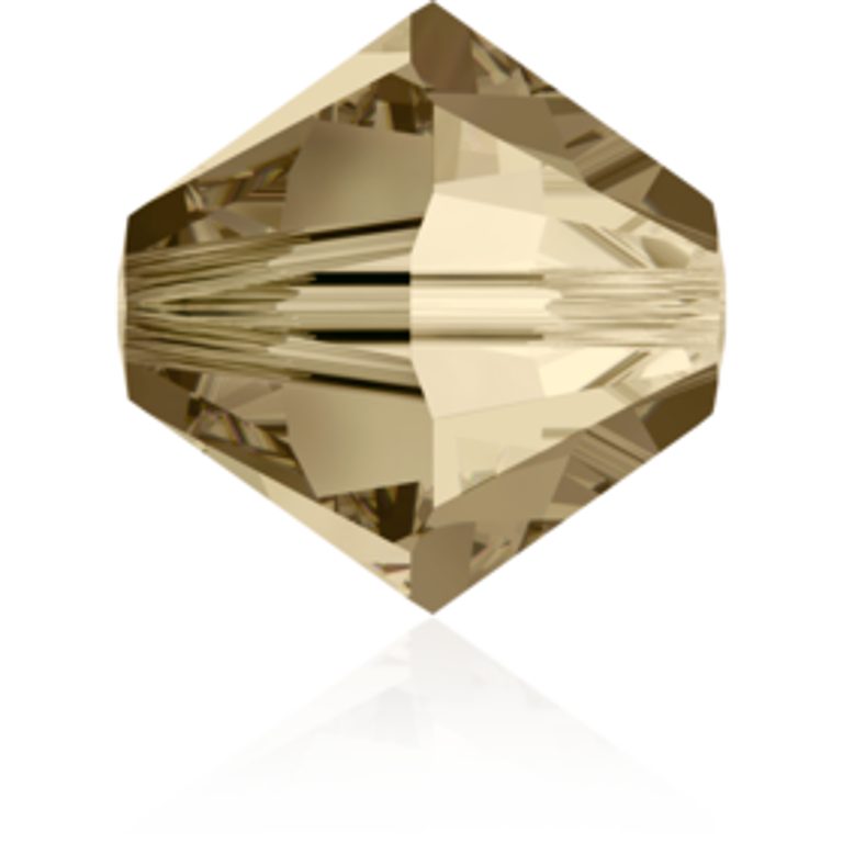 SWAROVSKI 5328 3 mm Crystal Golden Shadow