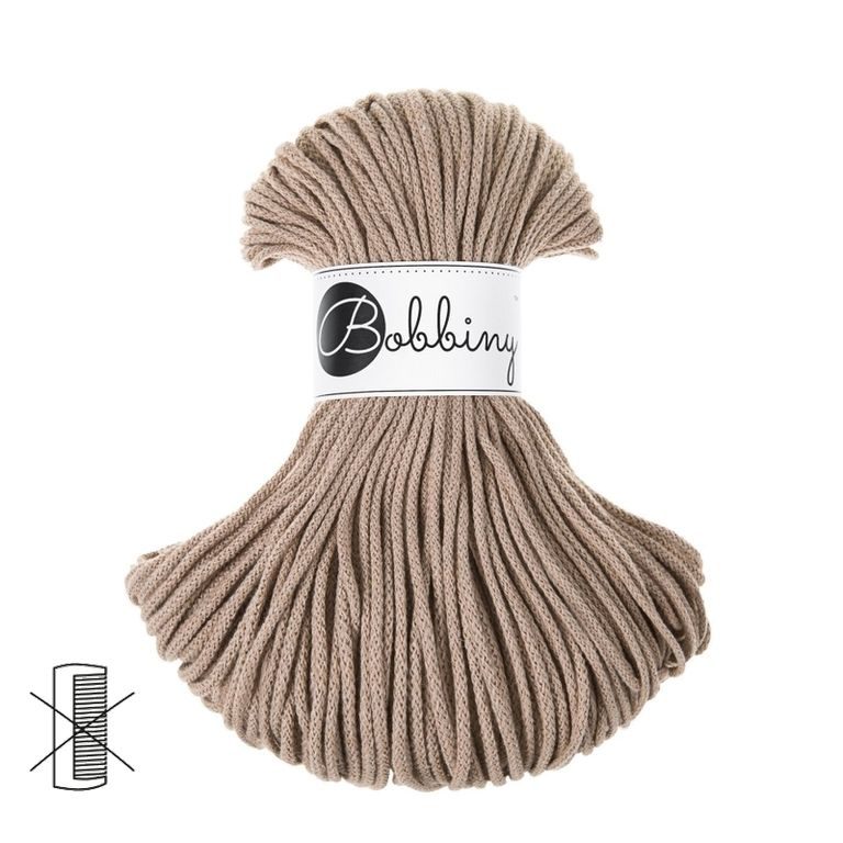 Bobbiny Macramé šňůra Junior 3mm Sand