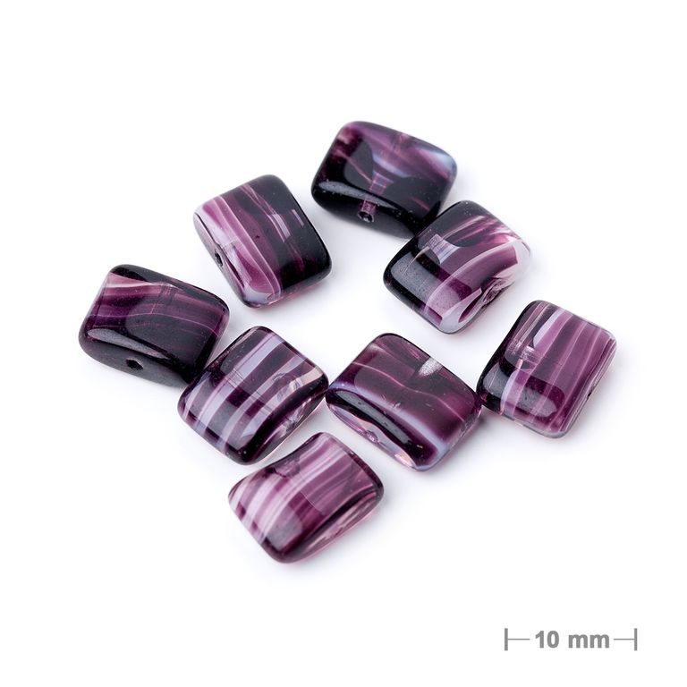 Glass pressed beads No.249