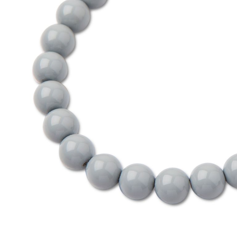 Preciosa perlă rotundă MAXIMA 10mm Crystal Ceramic Grey
